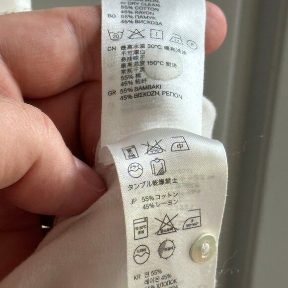 H&M White Button Down Shirt - Picture 5 of 5